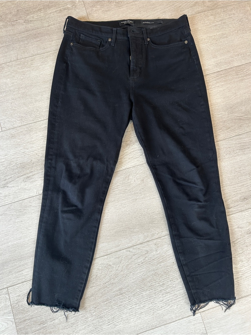 Banana Republic Black Ankle Crop Jeans